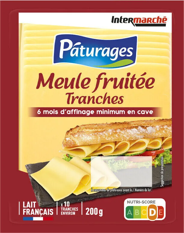 Meule fruité tranche