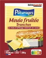Meule fruité tranche