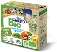 GOURDES Purée de fruits Pommes SSA - BIO - 4 x 90 g - P'tits Prods