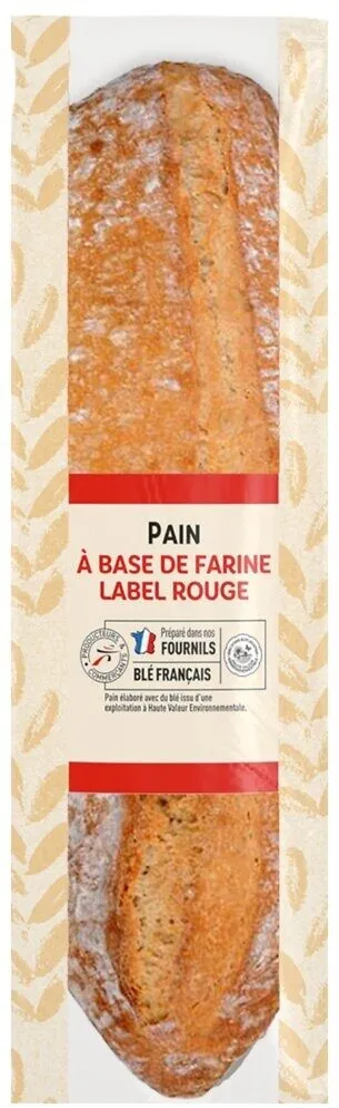 Pain a base de farine label rouge crc hve/ 450g