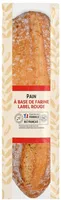 Pain a base de farine label rouge crc hve/ 450g