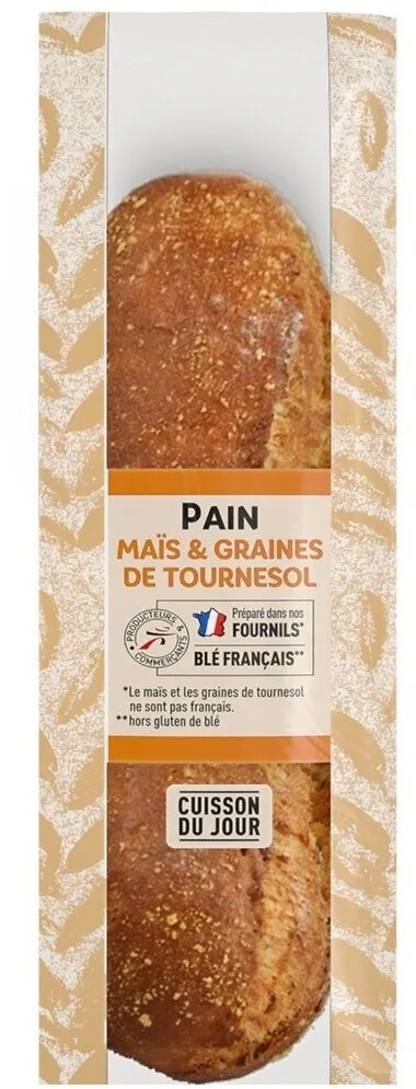 Pain mais tournesol cru /300g