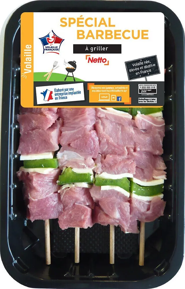 BROCHETTES DE DINDE - 4x100g