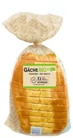 Gache en tranche pur beurre bio 350g p&c
