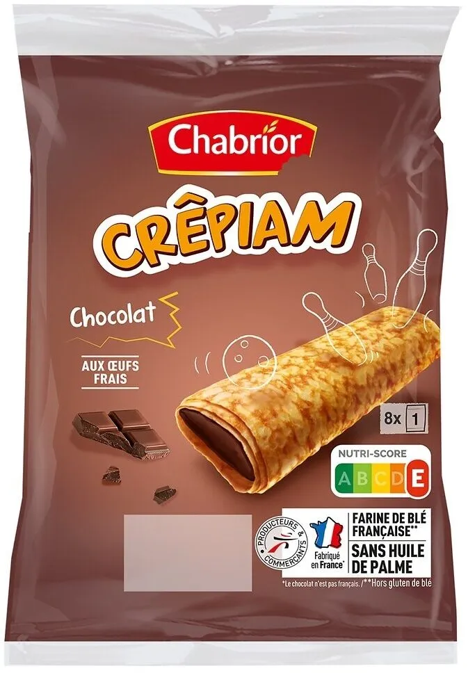 Crêpes fourrage au chocolat x8