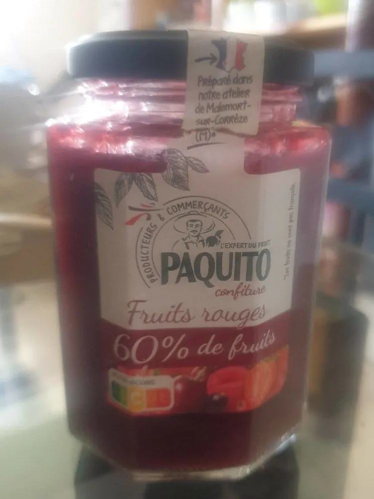 Confiture fruit rouge