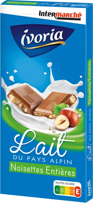 Chocolat au lait et noisette