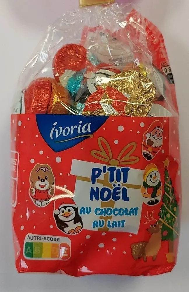 Sachets mix figurines chocolat au lait Noël 160g