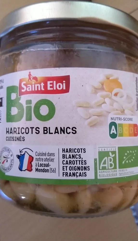 Haricots blancs cuisinés BIO 446 ml