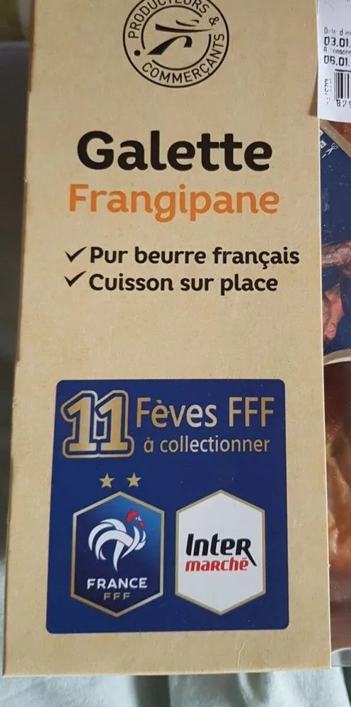 Galette frangipane producteurs commerçants