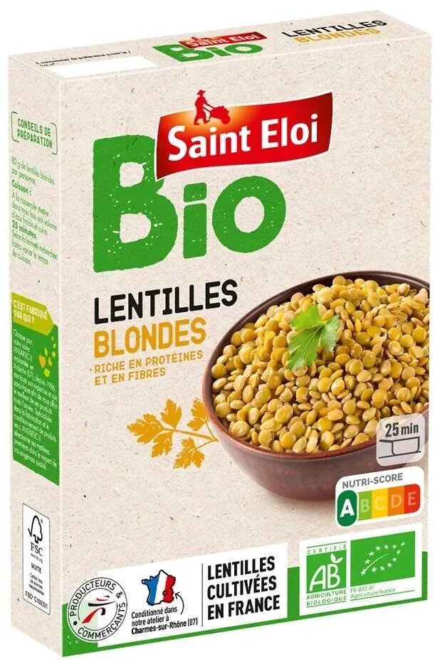 Lentilles Blondes BIO 500g