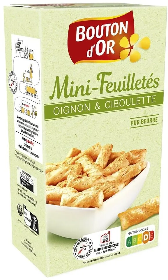Mini-feuilletés oignon ciboulette