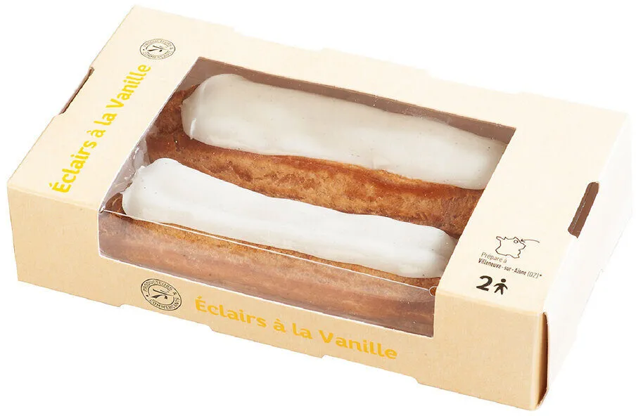 Eclairs vanille x2 180g