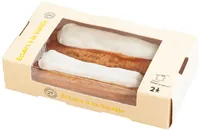 Eclairs vanille x2 180g
