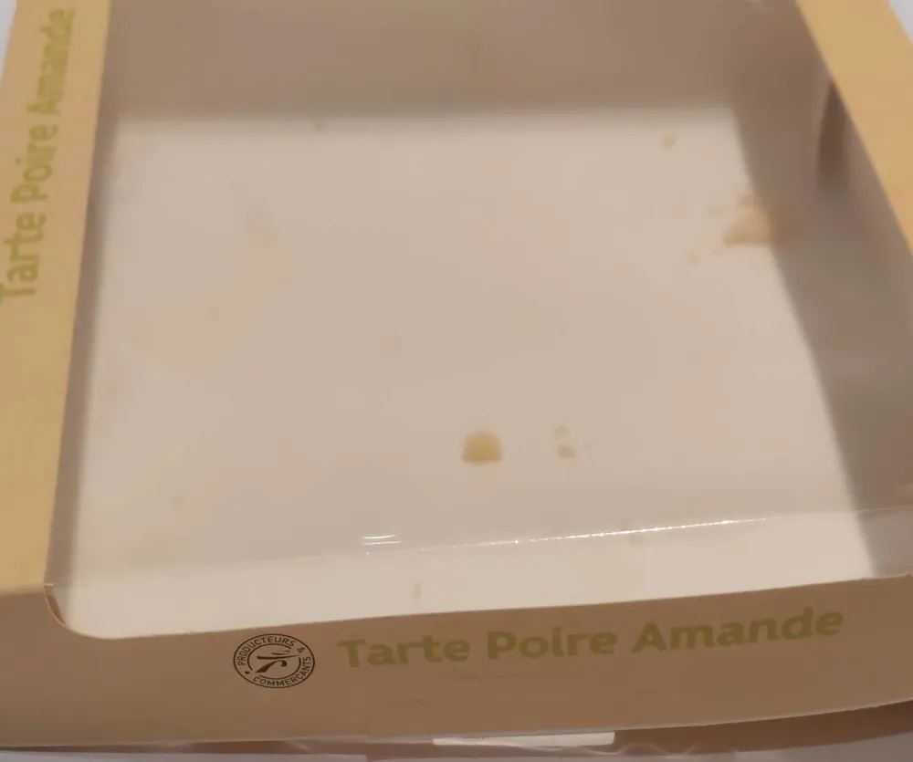 Tarte poire amande