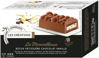 Buche pâtissière bulles