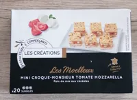 mini croque monsieur tomate mozzarella