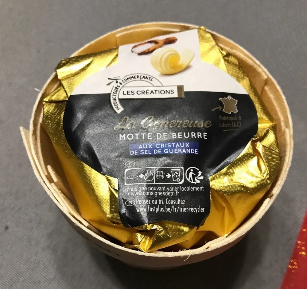 La généreuse motte de beurre
