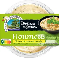 Houmous citron et menthe