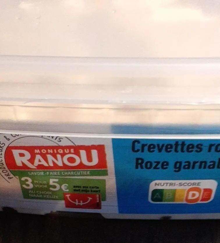 Crevettes ro
Roze garnal