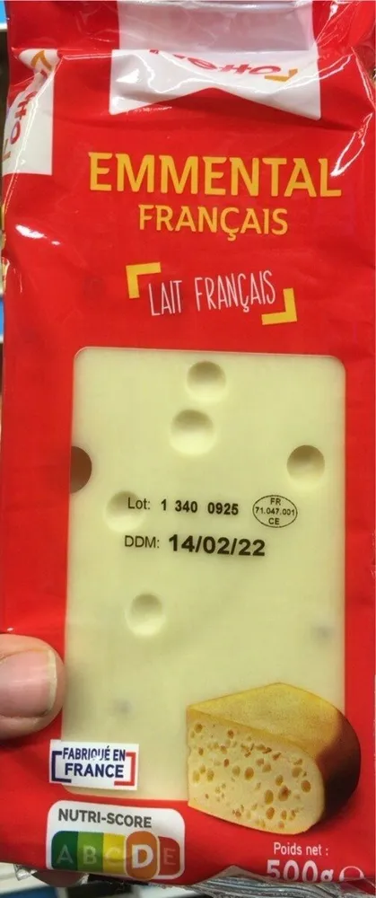 Emmental portion lp 500g