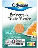 Emincé de truite fumée