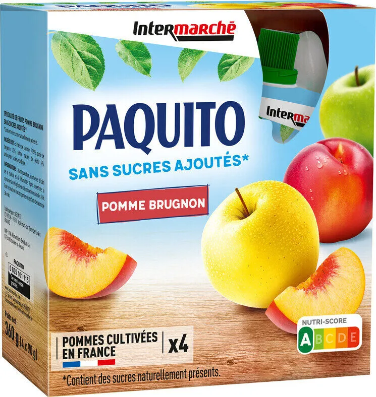 Gourdes compote pomme brugnon