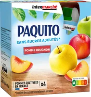 Gourdes compote pomme brugnon