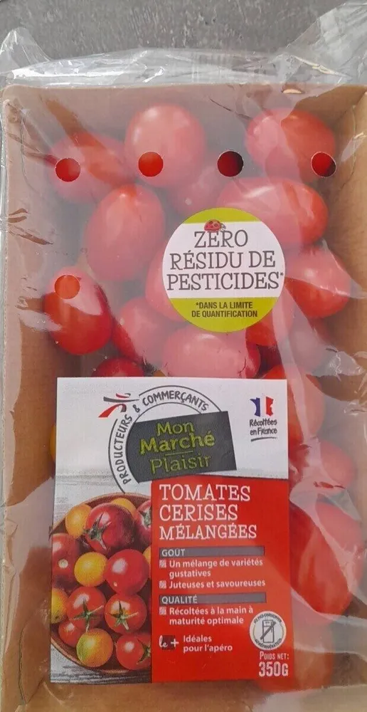 Tomates cerises mélangées