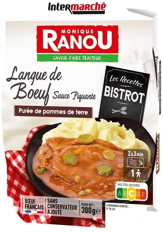 Langue de Boeuf purée de pommes de terre