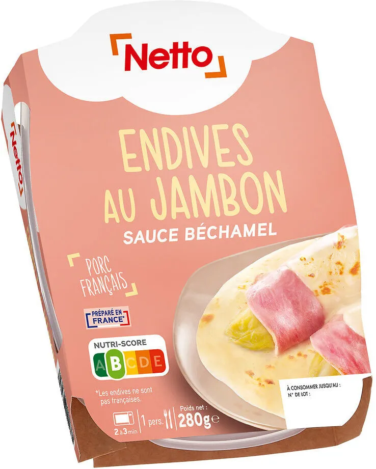 2 ENDIVES AU JAMBON 280g