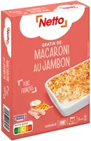 Gratin Macaroni au jambon 350g