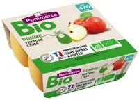 Quadrette pomme BIO- 4/6 mois 4x100g