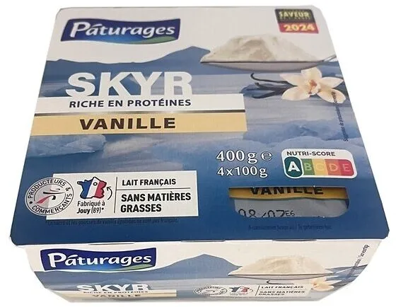 SKYR VANILLE 4x100g