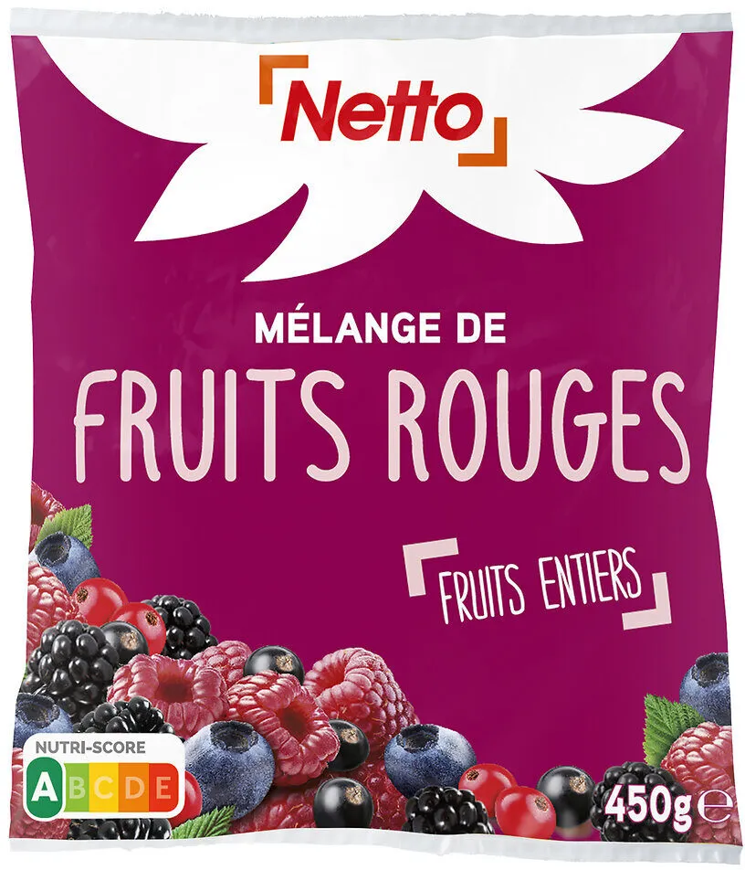 Mélange de fruits rouges (groseilles, framboises, myrtilles, cassis, mûres)