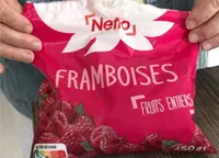 Framboises entières