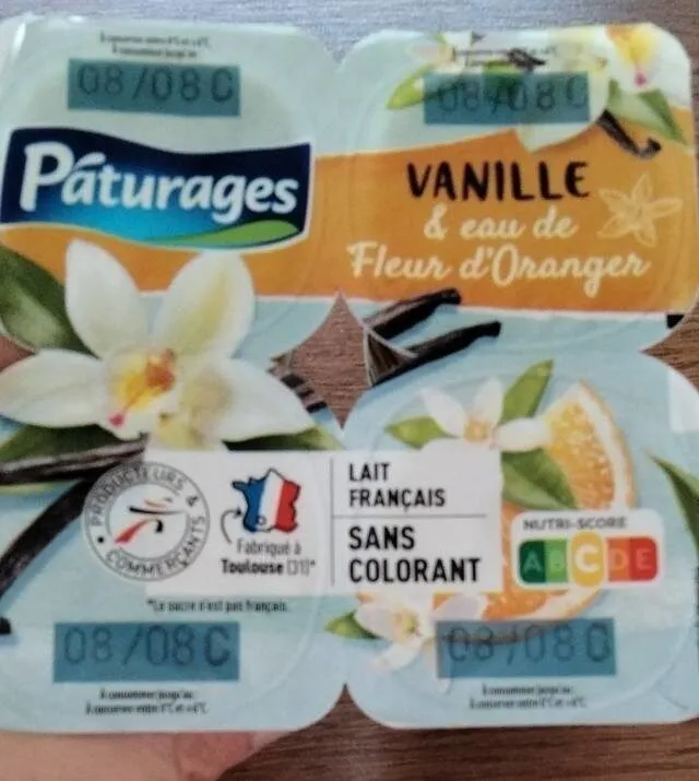 Vanille et eau de fleur d oranger