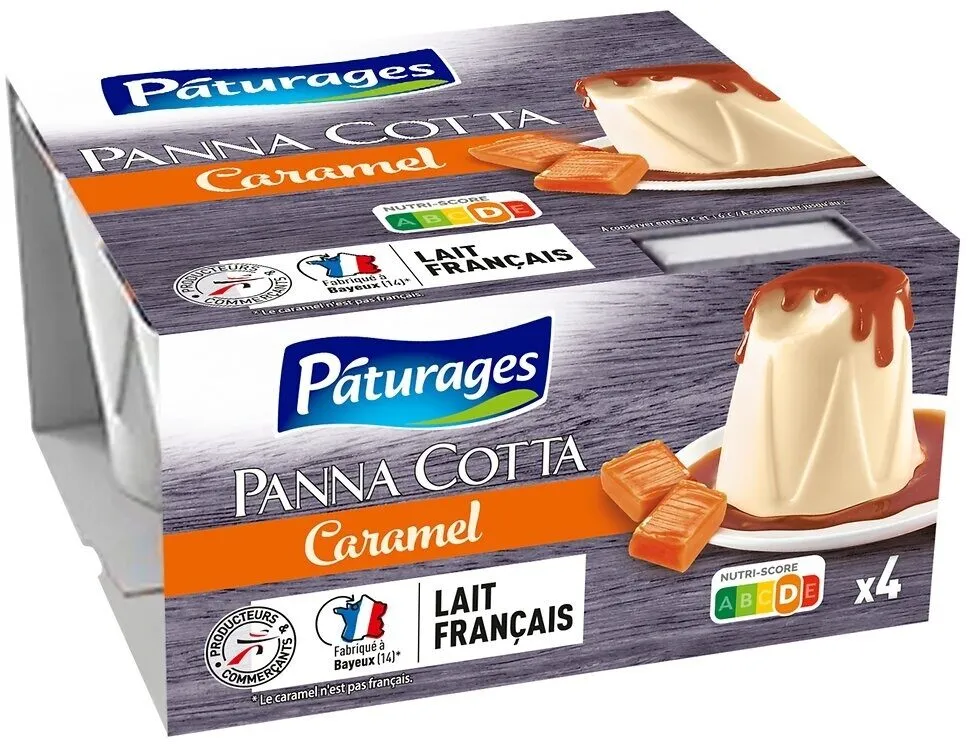 Panna cotta caramel 4x90g