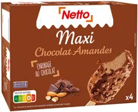 Maxi chocolat (G) enrobage chocolat - amandes x4 - 120mL