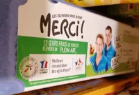 12 Oeufs Frais élevés en Plein Air