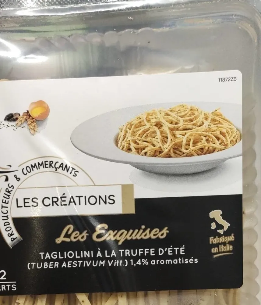 Pâtes fraîches aux oeufs à la truffe d'été