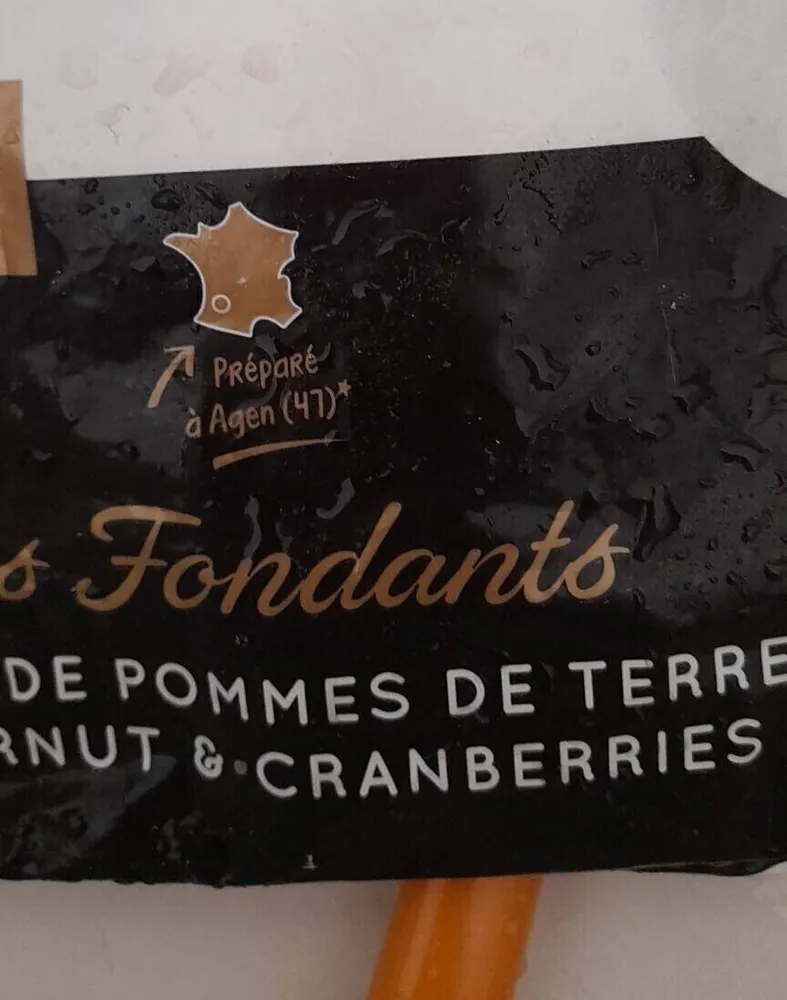 Les fondants écrasés de pomme de terre