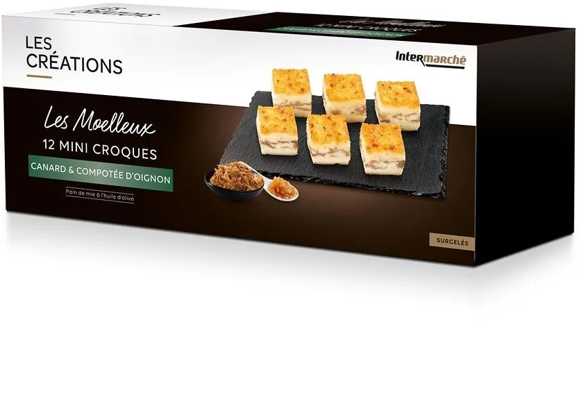PFA - Mini croques canard oignons x12