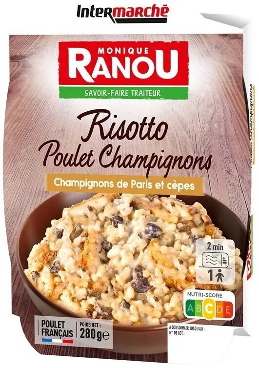 Risotto au poulet et cèpes champignon risotto