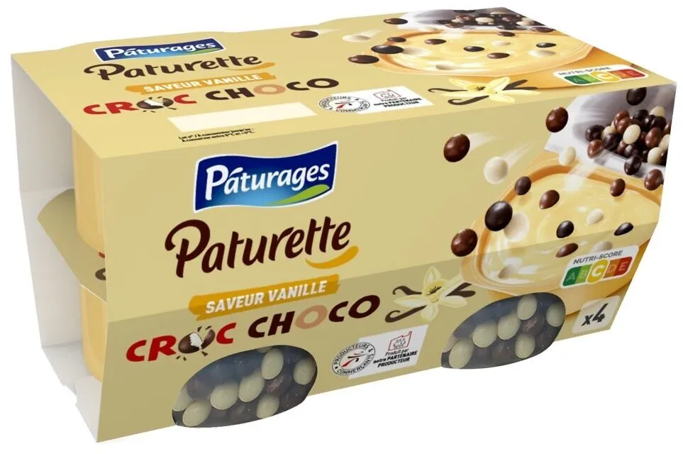 CD VANILLE CROC CHOCO 4x117g