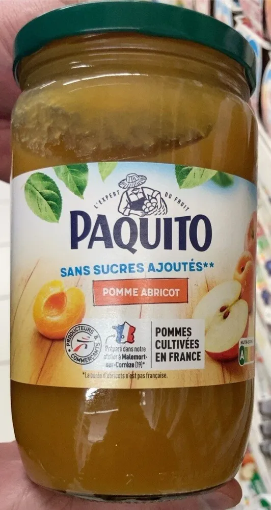 Compote de pomme, abricot