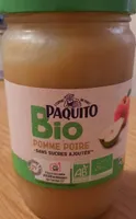 Bocal compote pommes poire BIO SSA