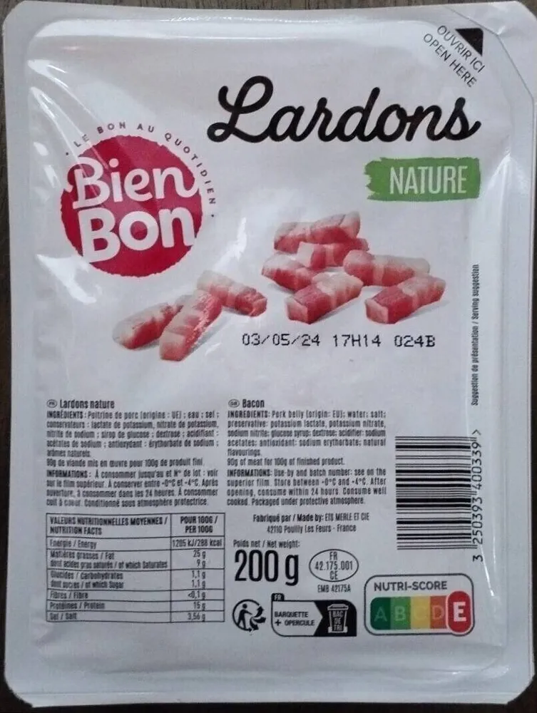 Lardons nature
