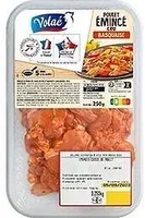 Poulet émincé cru basquaise
