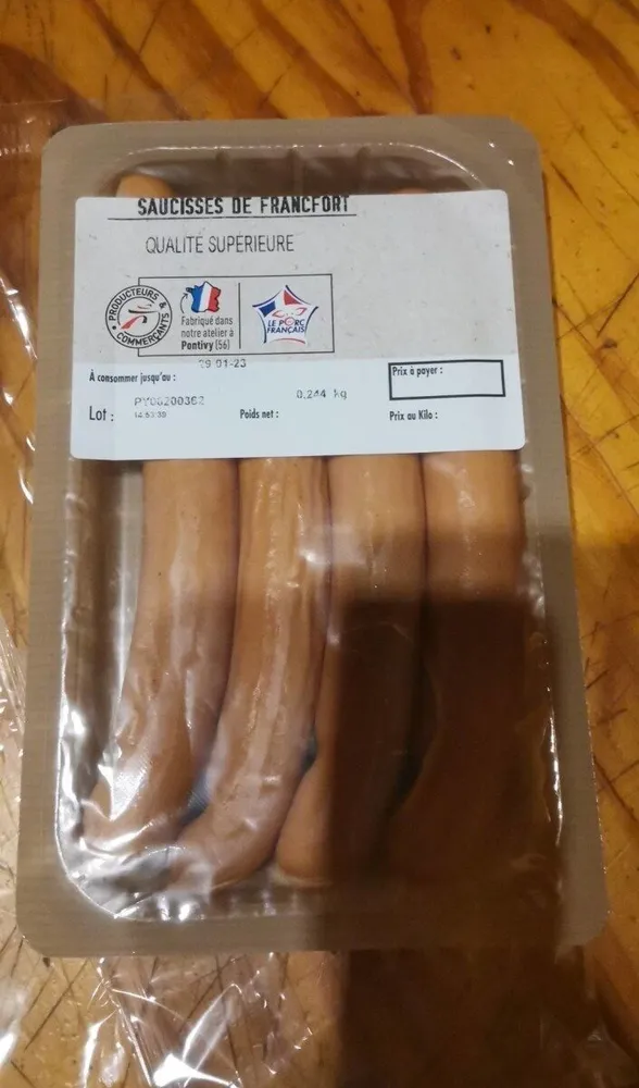 Saucisses de Francfort
